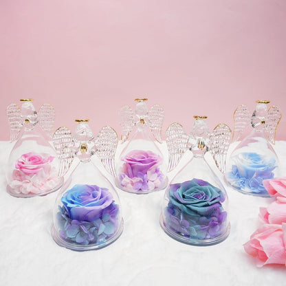 Ewige Rose Engel Figur Geschenkbox Weihnachten Valentinstag$query
