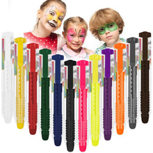 12-Farben Kinderschminke Set Bodypainting Neon UV Schminkfarben