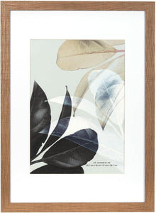 Bilderrahmen Holz A3 Passepartout Braun Vertikal 45 cm