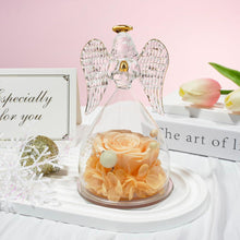 Ewige Rose Engel Glasdome Geschenkbox Muttertag Hochwertig