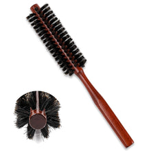 Rundbürste mit Wildschweinborsten für Locken und Styling