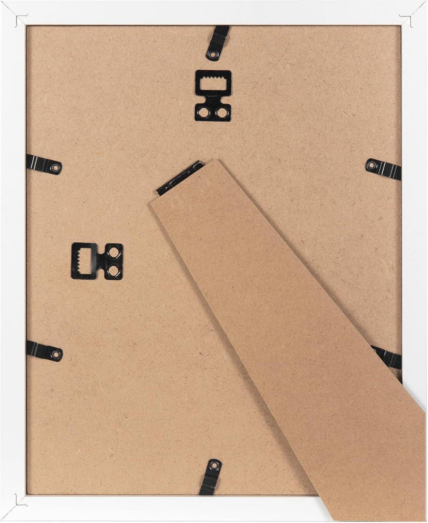 Bilderrahmen Scholar Tree Holz Weiß 25,4x20,3cm 4 Stück freistehend