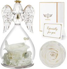 Ewige Rose Engel Glaskuppel Mama Muttertag Geburtstagsgeschenk