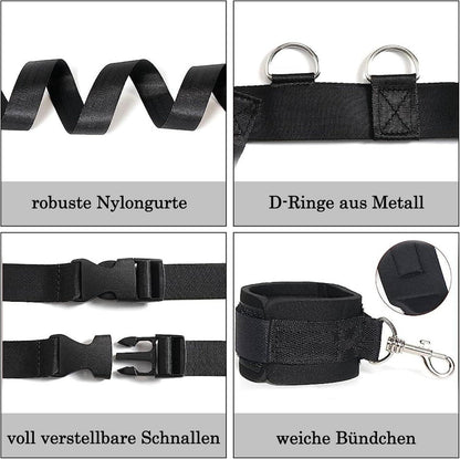 BDSMAGE Bondageset Fessel Set Handschellen Sex Spielzeug für Paare