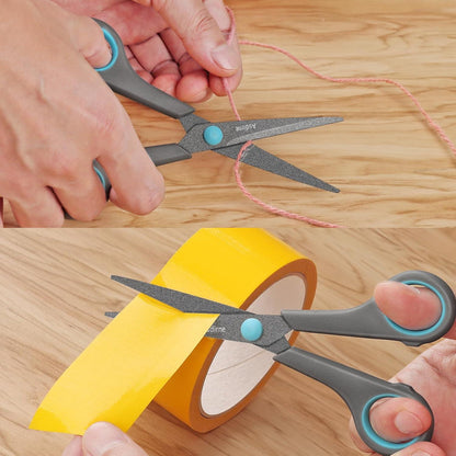 Schere mit Teflon-Beschichtung, Edelstahl, weicher Griff, Haushalt