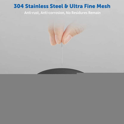 Teekanne 1500ml Glas mit Stövchen & Edelstahl-Sieb, Schwarz