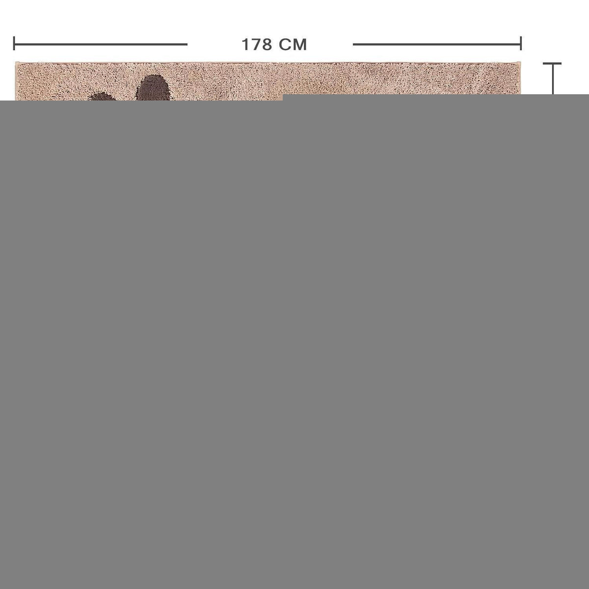 Waschbare Fußmatte 80x178 cm – Schmutzfangmatte für Innen & Eingang