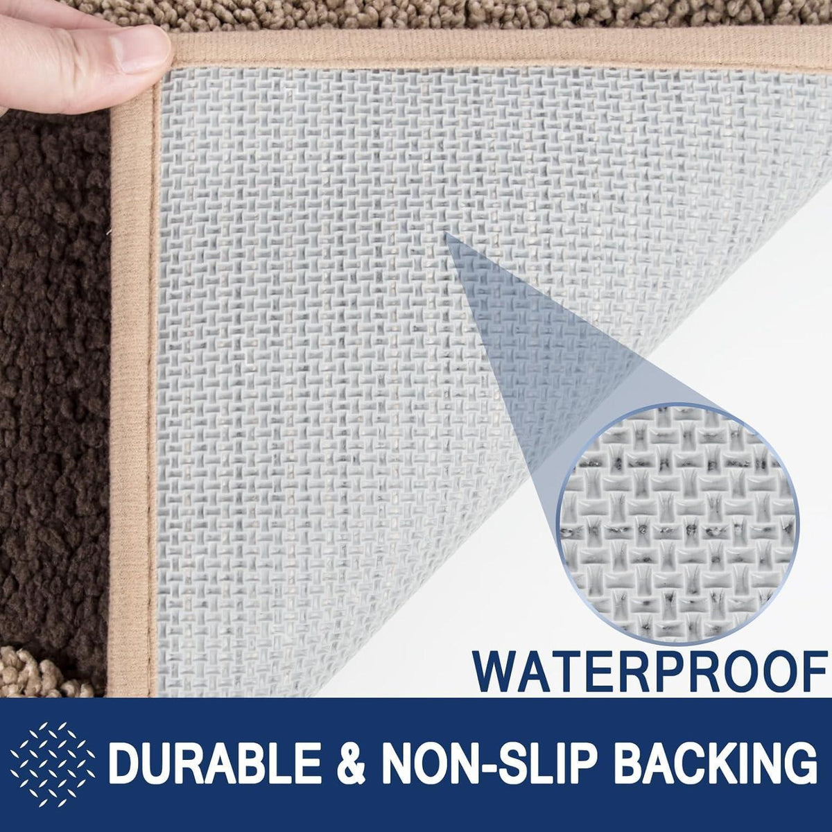 Waschbare Fußmatte 80x178 cm – Schmutzfangmatte für Innen & Eingang