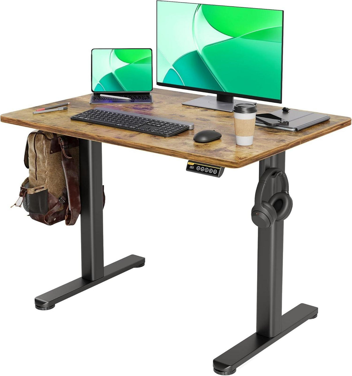 Höhenverstellbarer Schreibtisch Standing Height Adjustable 100x60