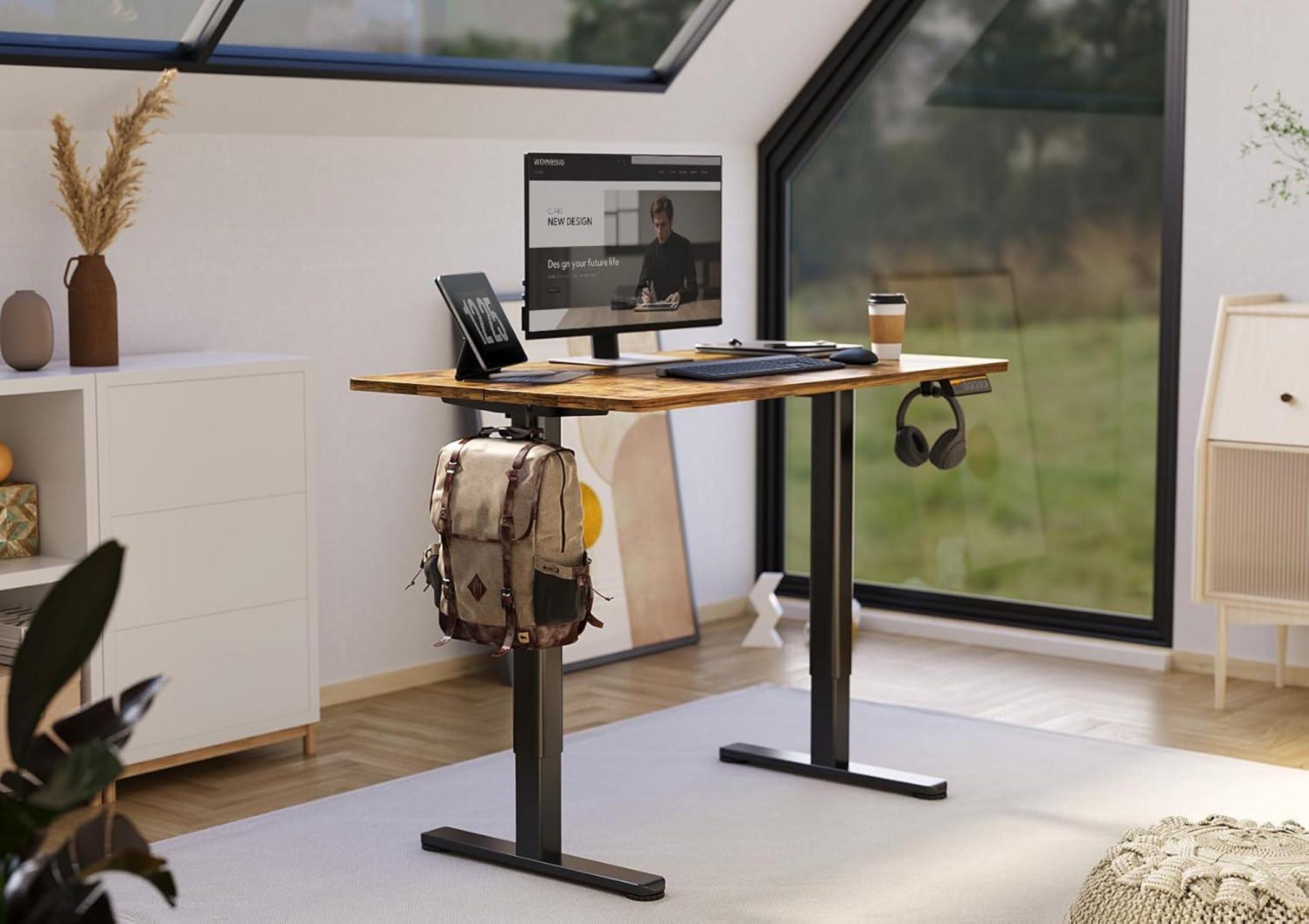 Höhenverstellbarer Schreibtisch 100x60cm Standing Desk