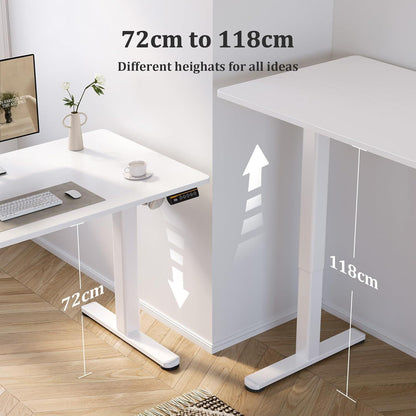 Höhenverstellbarer Schreibtisch 120x60 cm Elektrisch