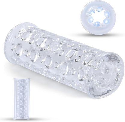 Masturbator Cup Transparent Kristall Taschenmuschi 3D Vagina