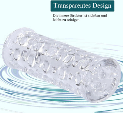 Masturbator Cup Transparent Kristall Taschenmuschi 3D Vagina