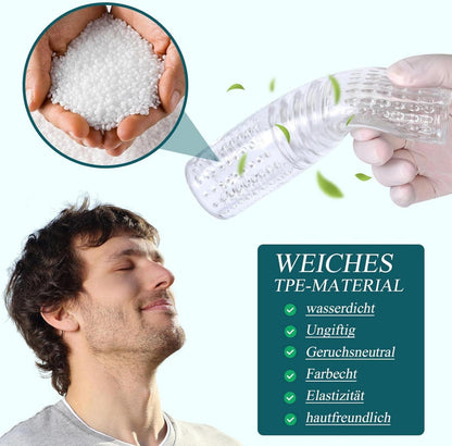 Manueller Masturbator Cup 3D Vagina Taschenmuschi Transparent