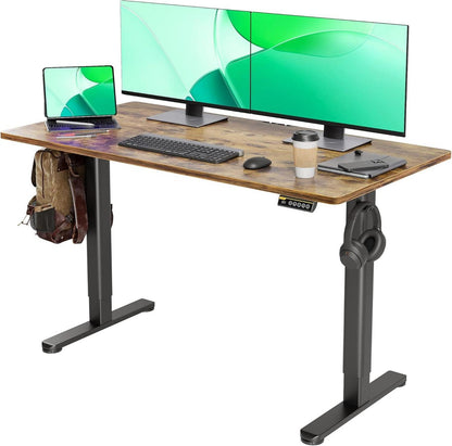 Höhenverstellbarer Schreibtisch Elektrisch 140x60 cm Standing Desk