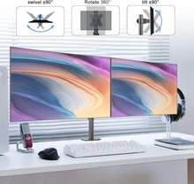 Pholiten Monitor Halterung 2 Monitore 13-27 Zoll LED LCD bis
