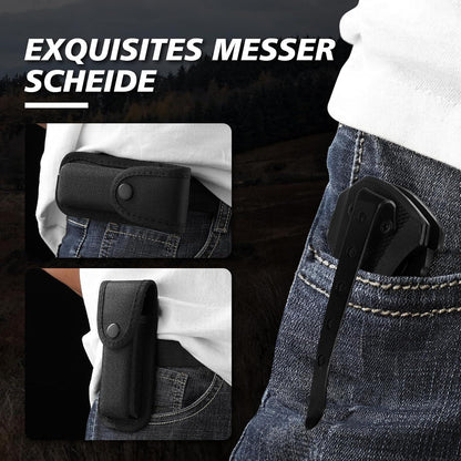 Premium Klappmesser 20cm Einhandmesser Aluminium-Griff