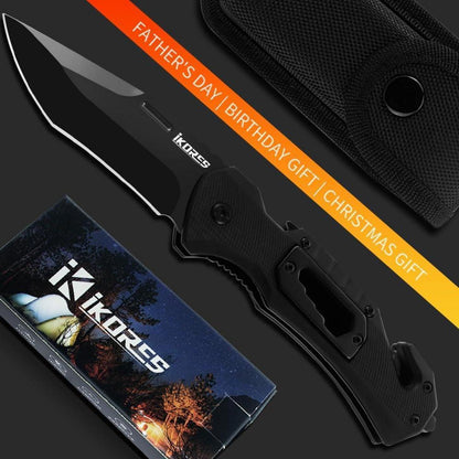 Premium Klappmesser 20cm Einhandmesser Aluminium-Griff