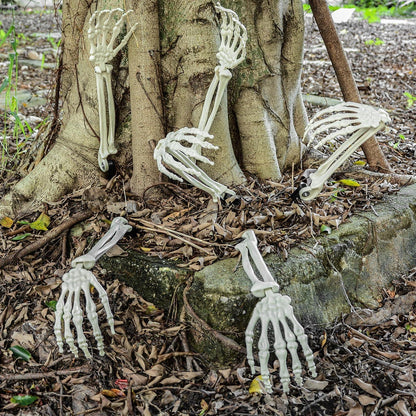 Halloween Skelett Pfähle Armskelett Zombie Geister Hand Yard Zeichen