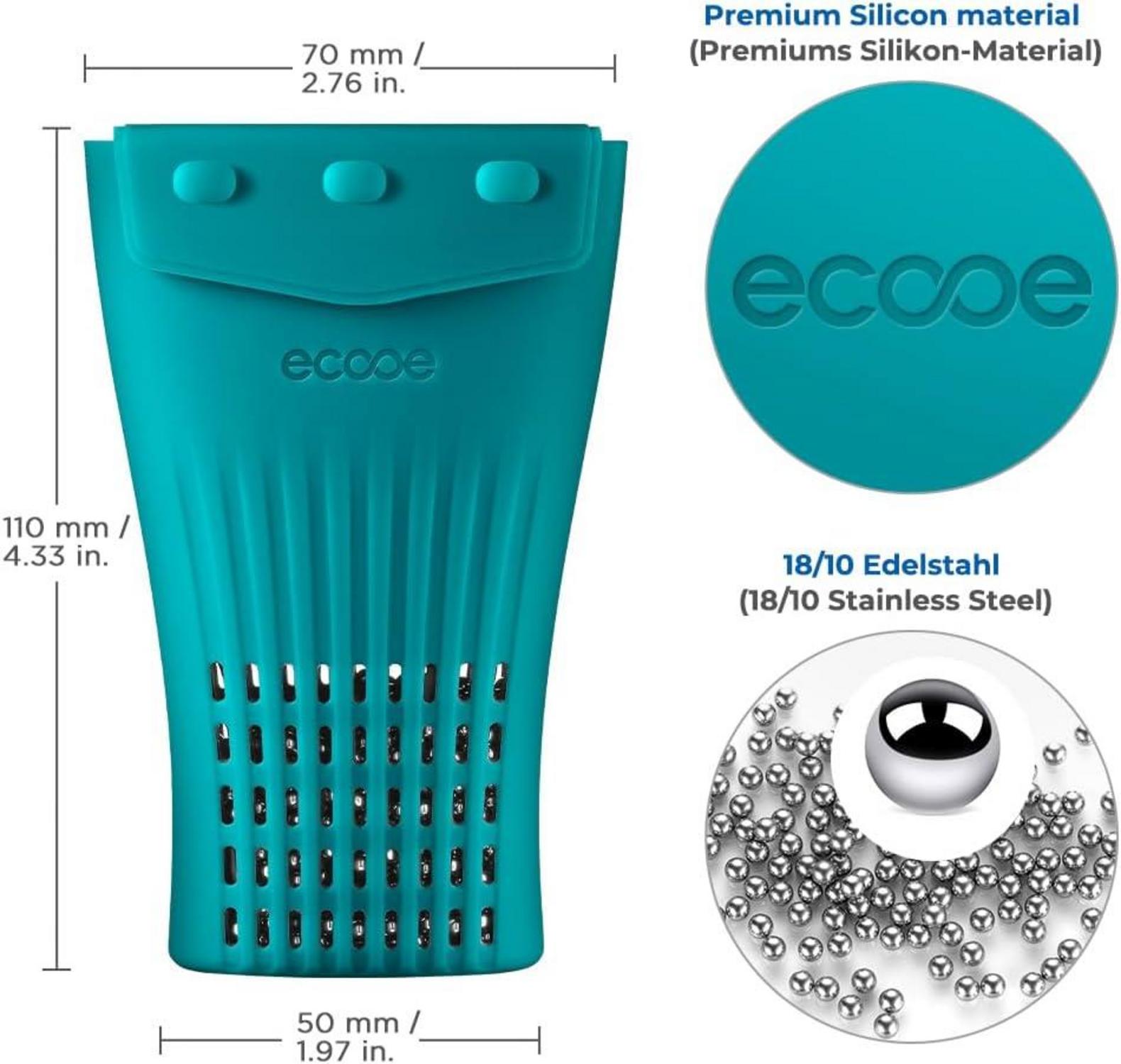 Edelstahl Reinigungsperlen mit Aufbewahrungsbeutel 1200 kugeln Grün