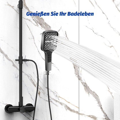 VEHHE Duschkopf 1.5M Schlauch 7 Strahlarten Wassersparend Regendusche