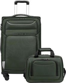 Koffer Trolley Set 2tlg Reisekoffer Handgepäck TSA-Schloss
