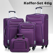 COOLIFE Koffer Trolley Set Stoffkoffer 4 Rollen Handgepäck