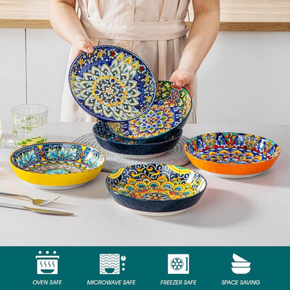 Vancasso SIMI Pastateller Steinzeug 6er Set 950ml