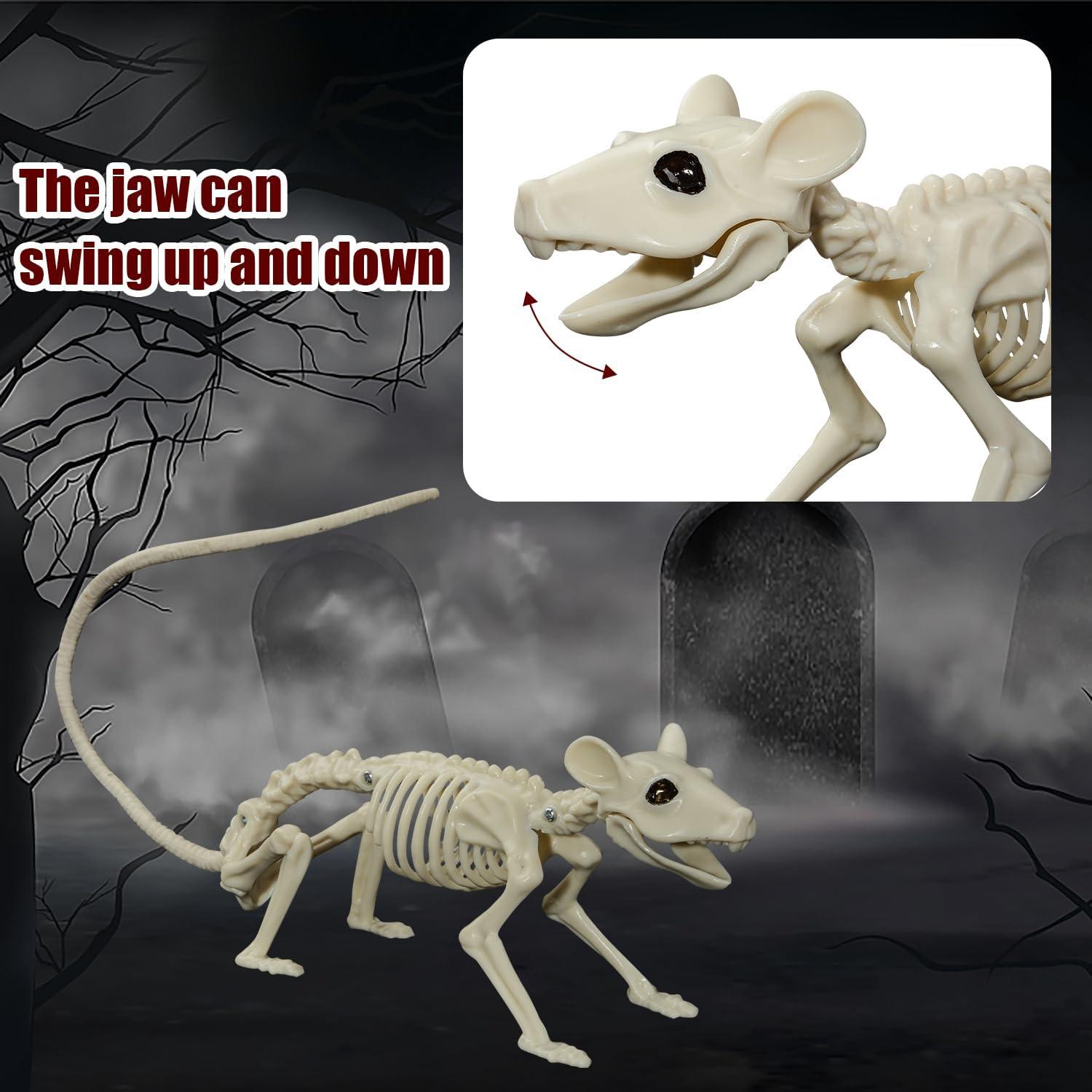 Halloween Tier Skelett 6-Stücke Hof Dekor Tiere Friedhof Requisite