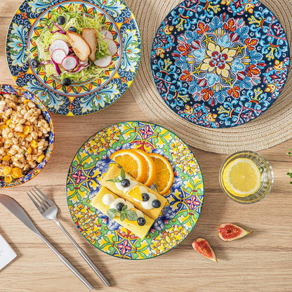 vancasso Boho Keramik Speiseteller Set 6er SIMI 8.5in