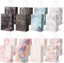Geschenktüten Kraftpapiertüten mit Henkel 16er Set 21x15x8cm
