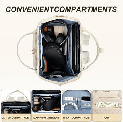 Laptop-Rucksack Damen 17 Zoll Business Reiserucksack Wasserdicht