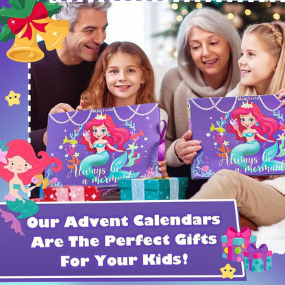 Mädchen Adventskalender 2024 Meerjungfrauen Schmuck