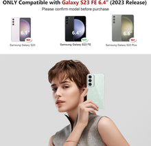 Samsung Galaxy S23 FE 5G Glitzer Hülle mit 2 Schutzfolien