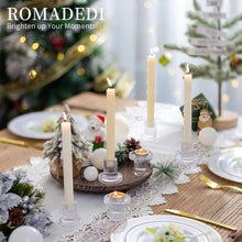 Glas Kerzenhalter Stabkerzenständer 20er Set Weihnachten