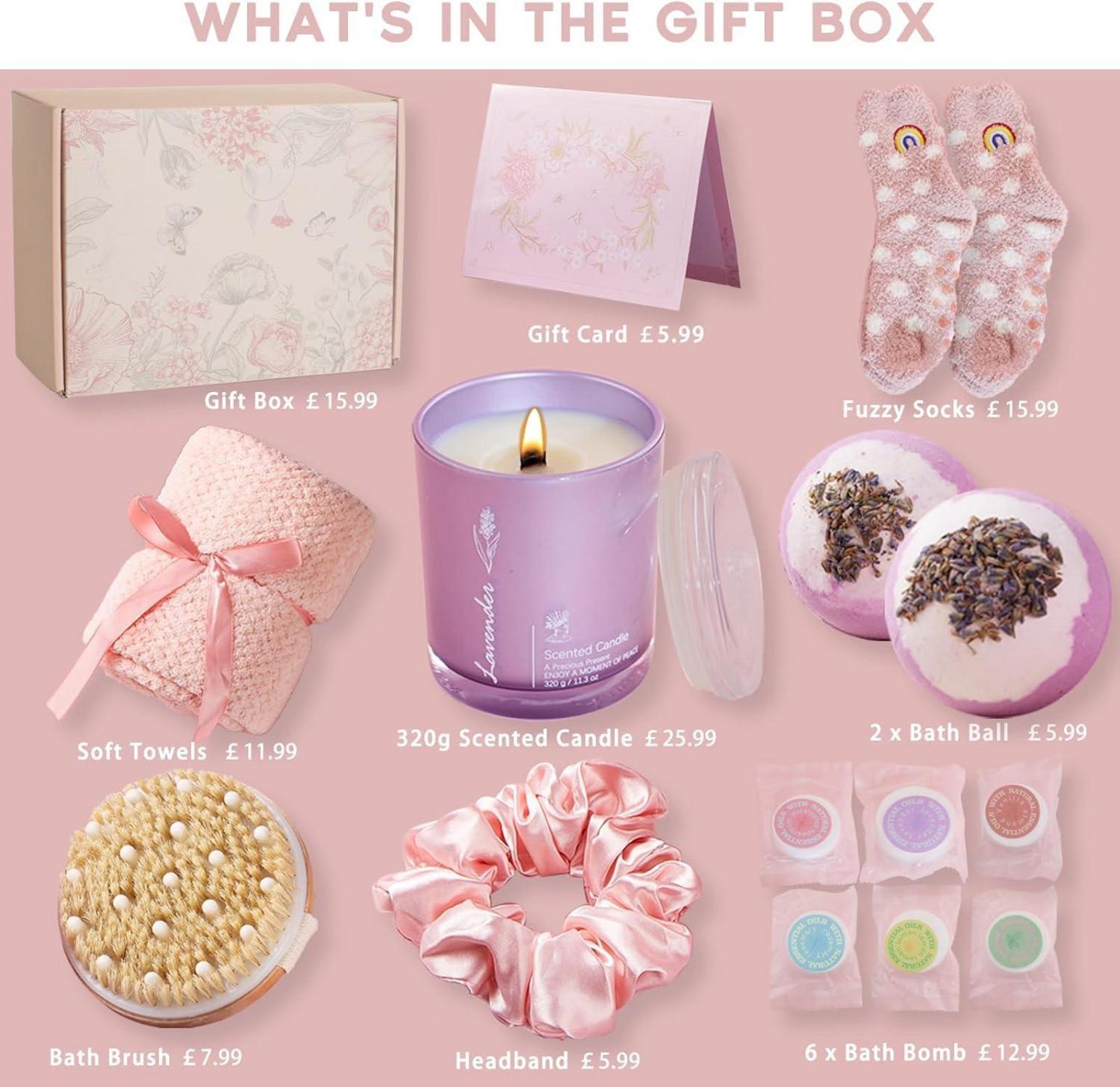 Duftkerze Kerzengeschenk Spa-Set für Damen Geburtstag Mutter