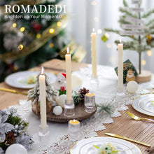 Glas Kerzenhalter Stabkerzen 20er Set Tischdeko Hochzeit