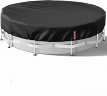 Poolabdeckung 420D Oxford-Stoff UV-Schutz Kordelzug Schwarz 660CM