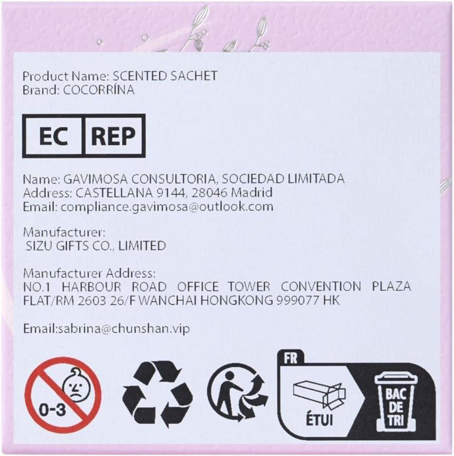 Cocorrína Duftsäckchen Autoduft Lavendel-Thymian Scented Sachet 1 Stück