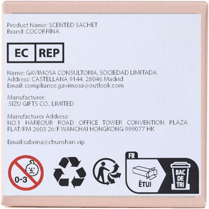 Duftsäckchen Sandelholz Rose Autoduft Scented Sachet 1