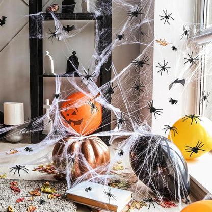 190er Set Realistische Halloween Spinne Deko in 4 Größen