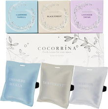 Duftsäckchen Autoduft Scented Sachet 3 Stücke Schwarz Vanille
