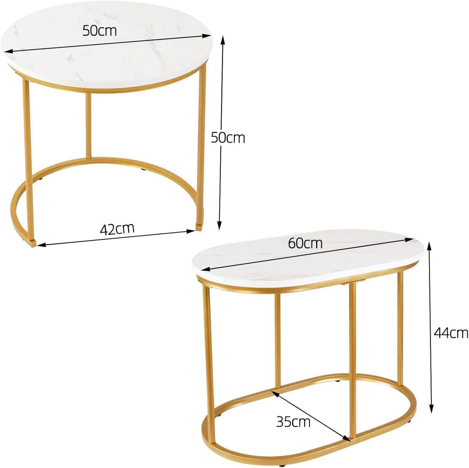 Satztisch Set 2er Wohnzimmer Beistelltisch Couchtisch Pflanztisch