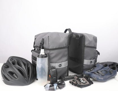 Wasserdichte Fahrradtaschen Set 2x20L mit Regenschutz