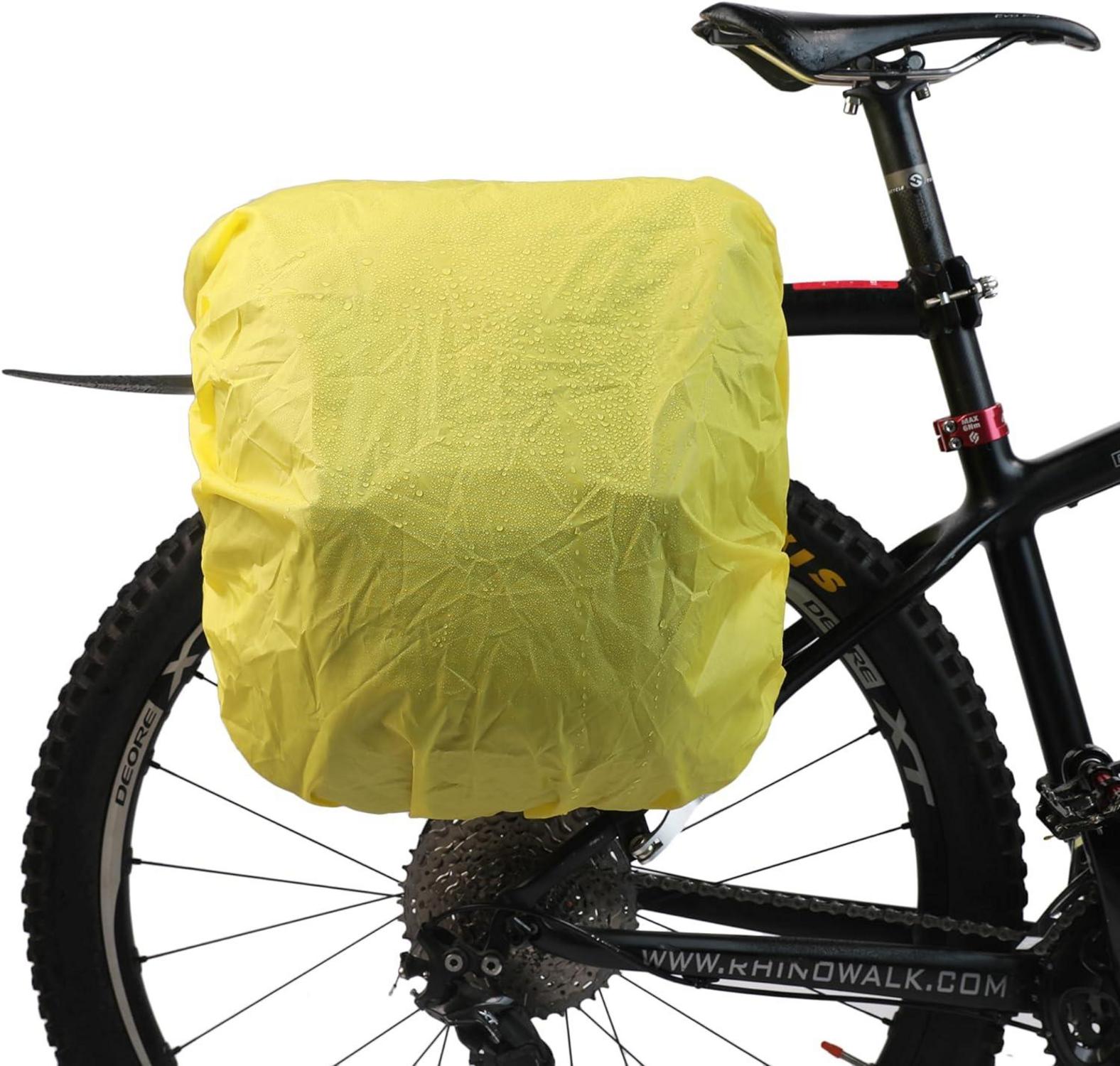 Fahrradtasche 2er Set Doppeltasche wasserdicht 40L mit Regenschutz