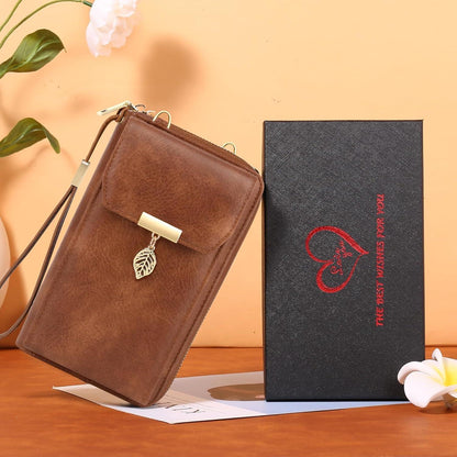 Handytasche mit Geldbörse RFID Damen Umhängetasche Crossbody