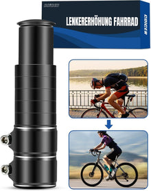 Fahrrad Lenkererhöhung Vorbau verstellbar Aluminium MTB