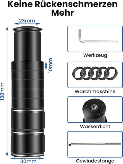 Fahrrad Lenkererhöhung Vorbau verstellbar Aluminium MTB