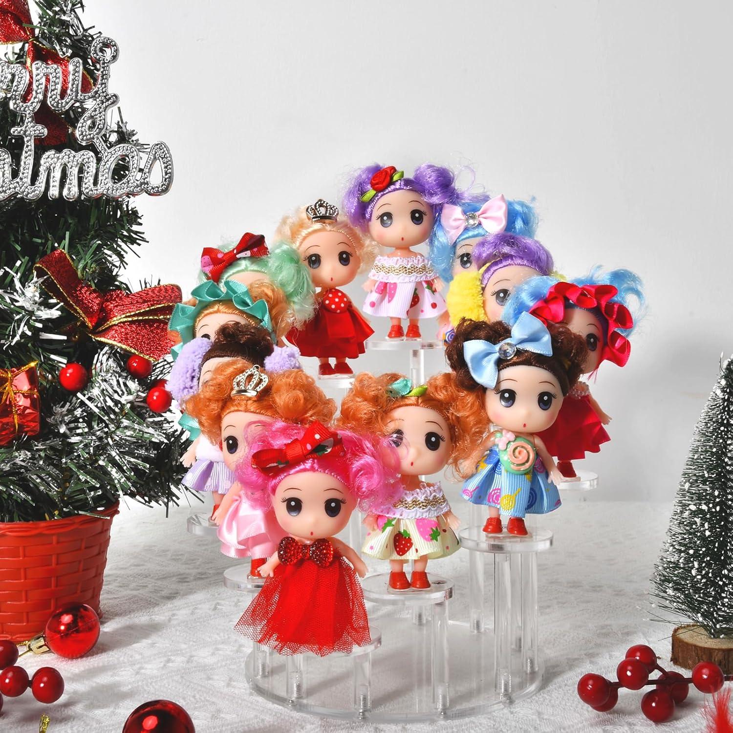 Adventskalender 24 Prinzessinnenpuppen Mädchen Weihnachtszauber