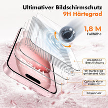 iPhone 15 Panzer Schutz Glas, Displayschutzfolie 9H Härte [3er